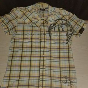 G-star short sleeve button down shirt